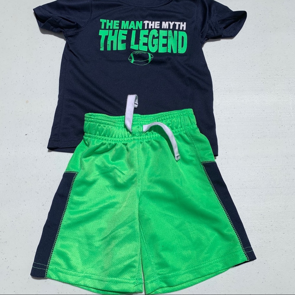Carter’s boys shirt and shorts outfit
